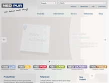 Tablet Screenshot of neopur.de